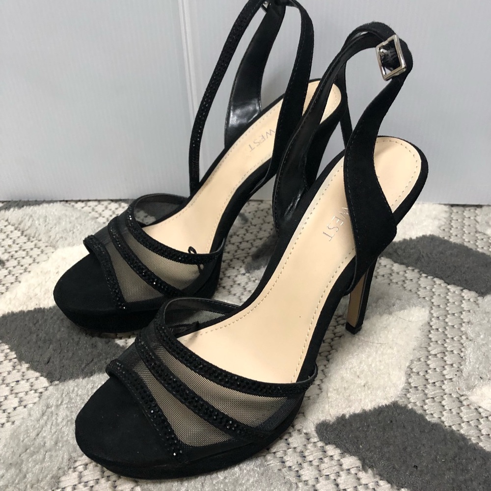 Nine West never used womens dress shoes open toe black